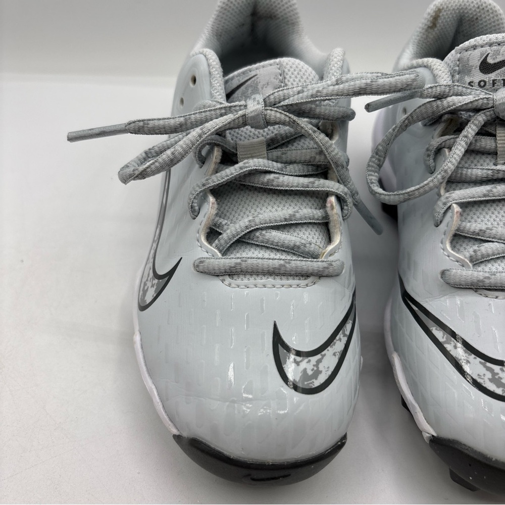 Nike Hyperdiamond 4 Keystone Big Kids White S: 13C FZ0919-002 Softball Cleats - Picture 9 of 16